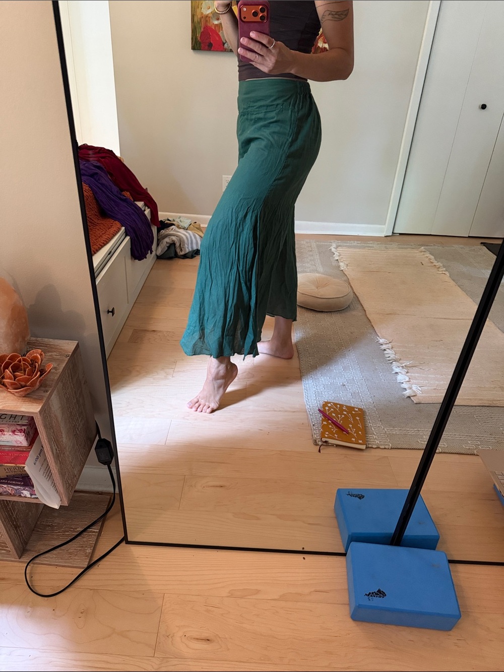 Flowy Green Pants